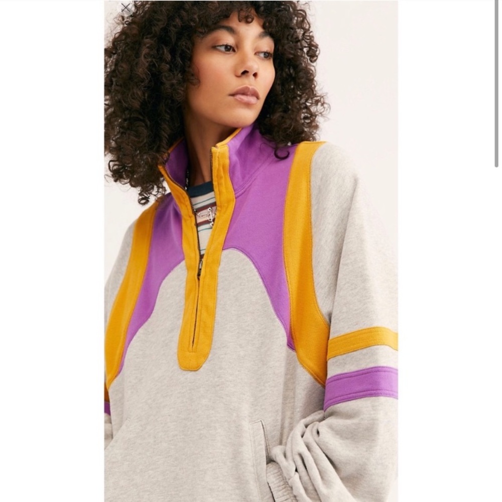 Free people / color me rad / brand new pullover